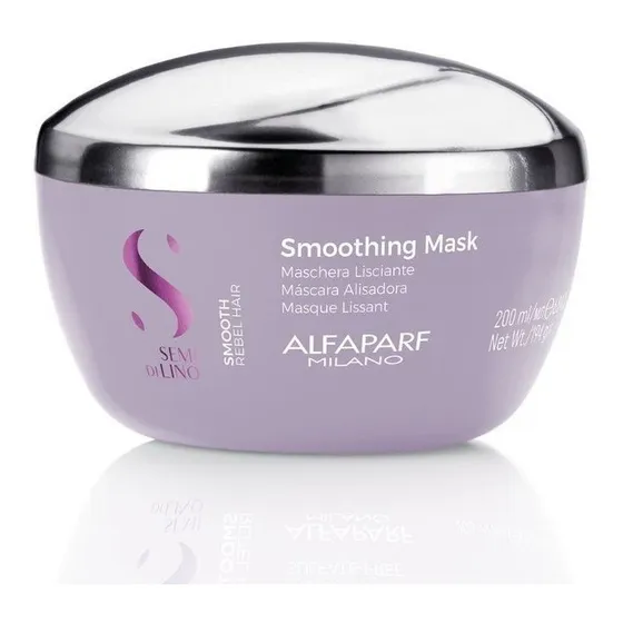 Alfaparf Semi Di Lino Smooth Rebel Hair Shampoo Y Mascarilla