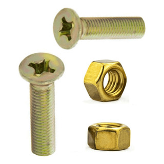 Parafuso Cabeça Chata M4 X 35mm Com Porca Pacote 100 Peças Parafuso Cabeça Chata M4 X 35mm Com Porca Pacote 100 Peças