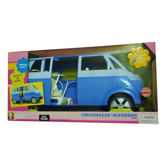 Microbus Barbie Mattel Vw Bus Para Niños 3 Años Y Más
