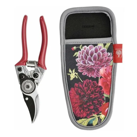 Burgon Ball Juego Tijera Estuche Para Podar Diseño Flor Rhs