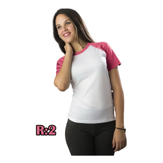 Franela Camisa Sublimar Sublimación 100% Poliéster Ranglan