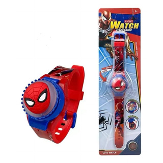 Reloj Digital Spiderman 360 Grados De Rotación Para Niños Reloj Digital Spiderman 360 Grados De Rotación Para Niños