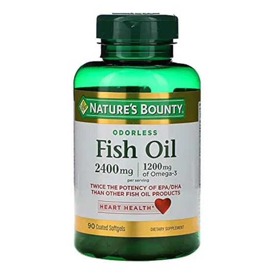 Aceite De Pescado Nature's Bounty, Apoya La Salud Del Corazó