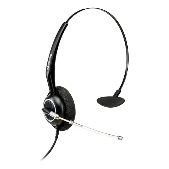 Fone Headset USB para Telemarketing Intelbras THS-55 Cor Preto