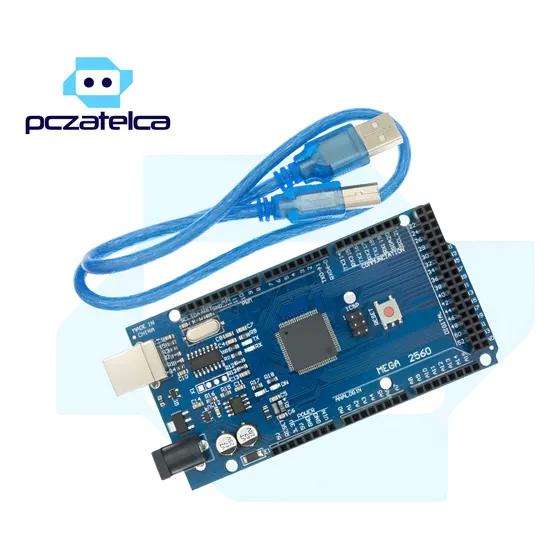 Placa De Desarrollo Arduino Mega2560-16au R3 Ch340 Con Cable