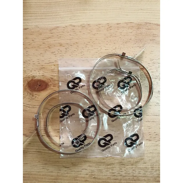 Abrazaderas Metálicas Flejes Tripoide (2 Grande/2 Pequeña)