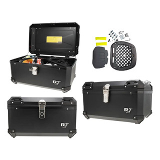 Caja Top Case 2 Cascos 60 Litros Color Aluminio Ctornilleria Caja Top Case 2 Cascos 60 Litros Color Aluminio Ctornilleria