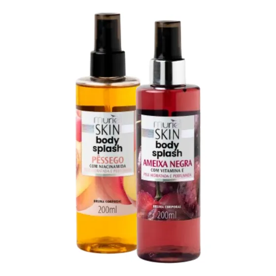 Body Splash Muriel Skin Pêssego + Ameixa Negra
