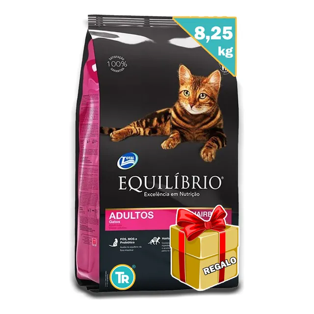 Comida Equilibrio Gatos Adultos 7,5kg + Regalo Y E Gratis