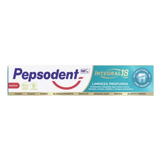 Pepsodent Pasta Dental Integral 18 Limpieza Profunda 75ml