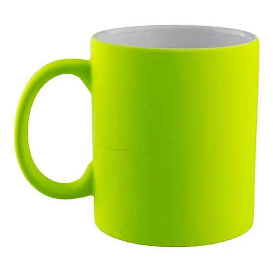 Taza 11oz Amarillo Neon Para Sublimación (caja)