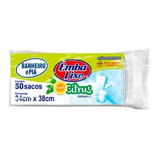 Saco De Lixo Para Pia E Banheiro Com 50 Unidades Perfumado Saco De Lixo Para Pia E Banheiro Com 50 Unidades Perfumado
