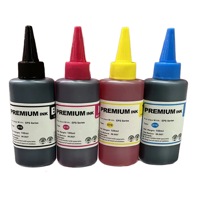 Pack 4 Tintas Alternativa 100 Ml Compatible Con Ep/canon/hp