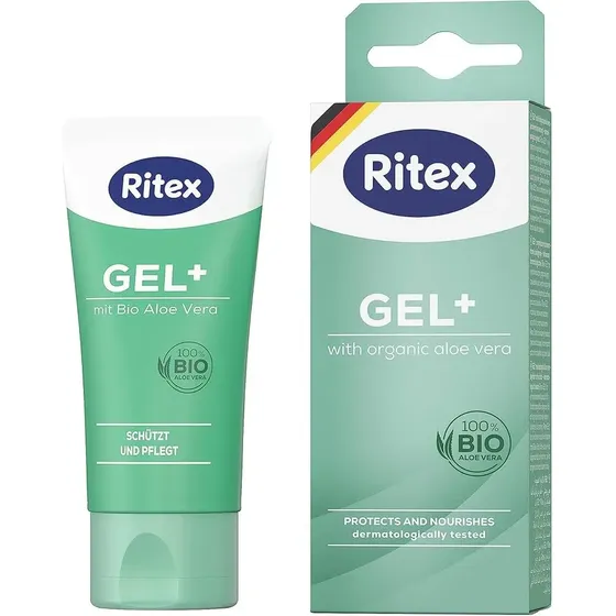 Ritex Gel+ Lubricante Íntimo Con Aloe Vera 50 Ml Sin Sabor | Cuotas sin interés