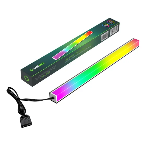 Tira Magnetica Arco Iris Argb 30cm 30led S Aura Sync Otiesca