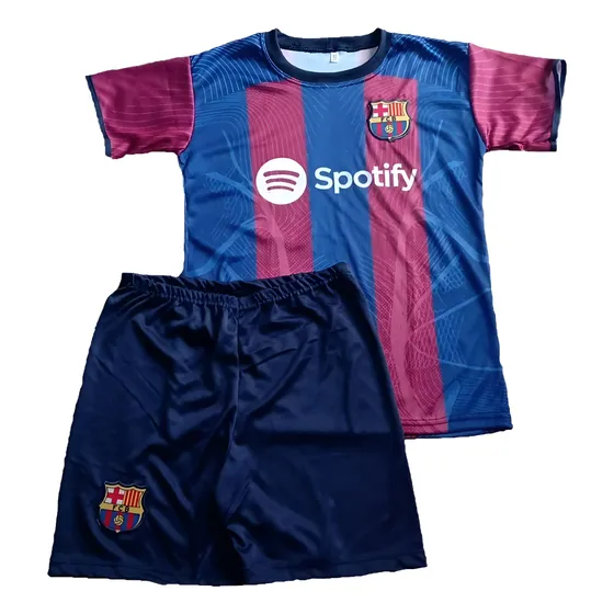 Kit Conjunto Futebol Infantil Criança Diversos Times Promo