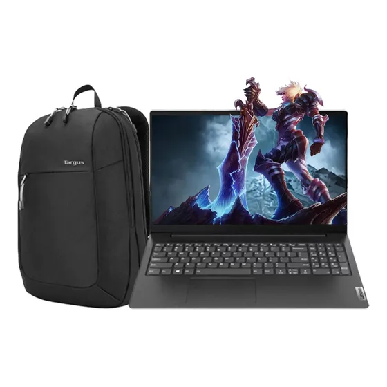 Notebook Lenovo Ryzen5 8gb 512ssd 15.6 W11 + Mochila Targus