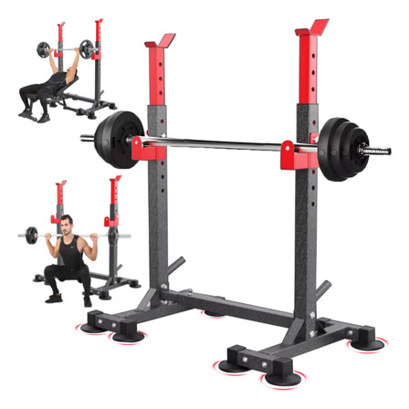 Estación De Sentadillas Y Rack De Press Jumei Gym 36×36 Estación De Sentadillas Y Rack De Press Jumei Gym 36×36