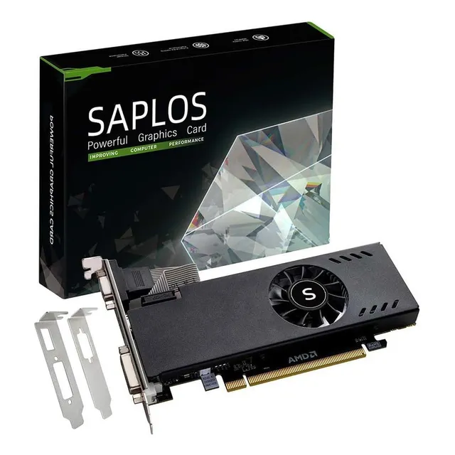 Tarjeta Gráfica De Perfil Bajo De Saplos Radeon Rx 550, 4gb