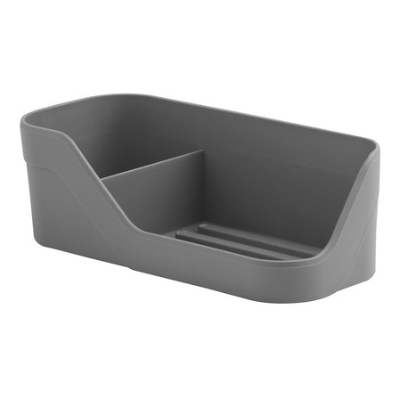 Organizador De Pia Suporte Porta Esponja Detergente 21cm Ou Cor Chumbo Organizador De Pia Suporte Porta Esponja Detergente 21cm Ou Cor Chumbo