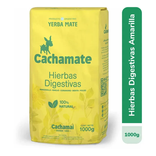 Yerba Cachamate Mezcla De Hierbas - Amarilla 1kg