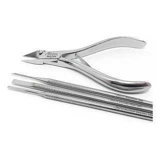 Kit Procedimento Podologia Slim Alicate Corte, 206,209 E 254 Kit Procedimento Podologia Slim Alicate Corte, 206,209 E 254