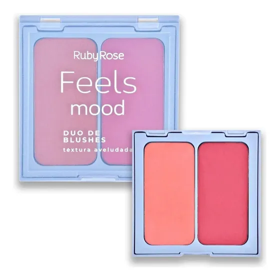 Paleta Duo Blush Feels Mood Ruby Rose Variado 