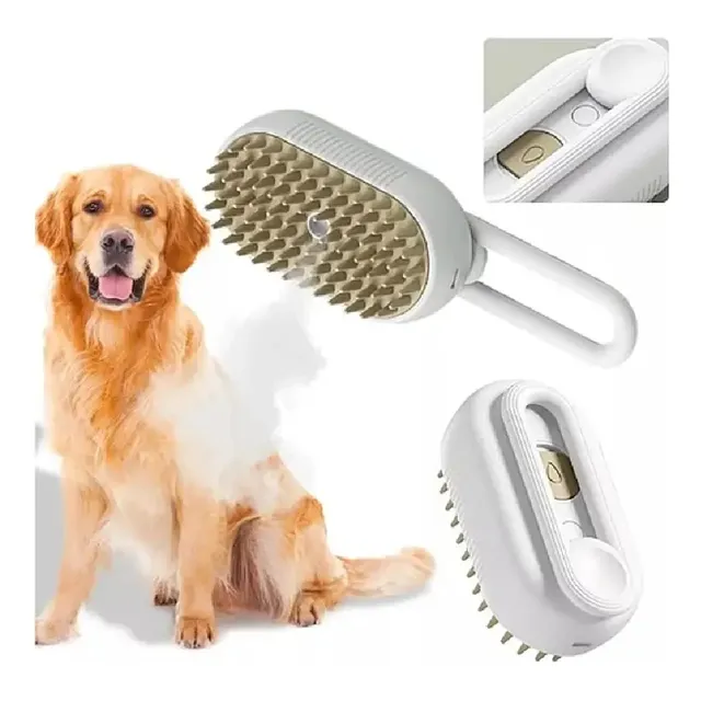 Cepillo  Perros  Gatos A Vapor Exelente Para Mascotas