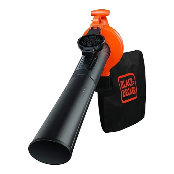 Sopladora aspiradora trituradora Black+Decker BV25 eléctrica 2.5 kW naranja 220V