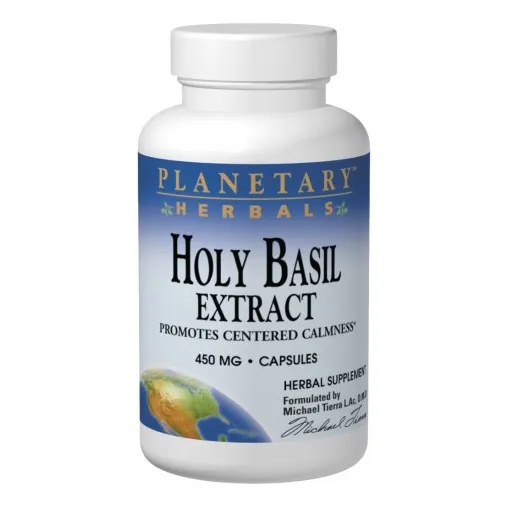 Suplemento Planetary Herbals Holy Basil 120 Cápsulas