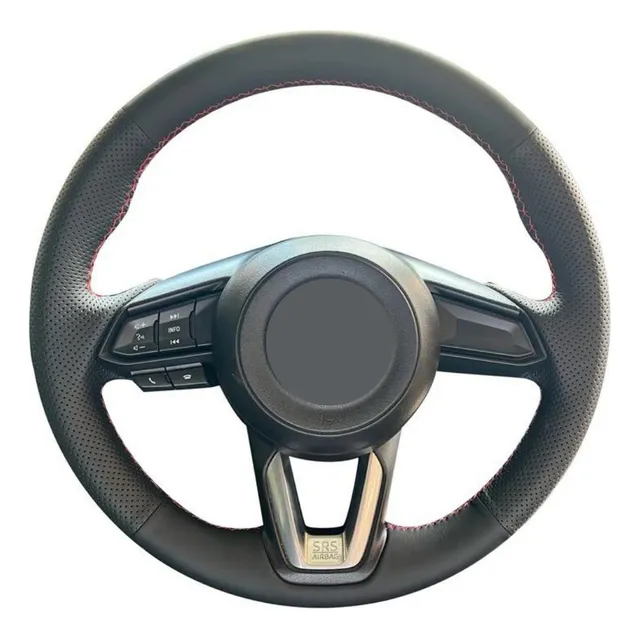 Ws Funda Cubre Volante Para Mazda 3 2 6 Cx3 5 9 2017-22 Piel