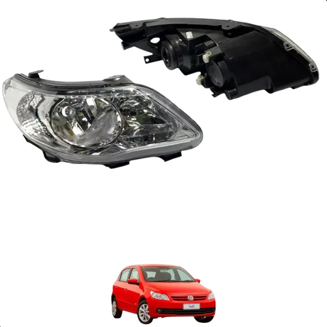 Par Farol Gol Saveiro Voyage G5 2009 A 2012 Duplo Cromado