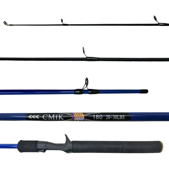 Vara P/ Carretilha 2 Partes 80% Carbono 25-35lbs (1.80m)