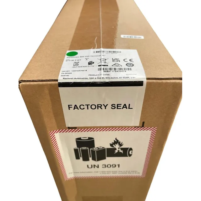 Allen-bradley 2711r-t10t Hmi 10  Lcd 32 Dígitos
