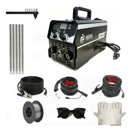 Maquina Melhor Ferro pistola de inversor solda maquina solda MIG/MMA e eletrodo sem gas Máquinas de rosqueamento automático para eletricistas profissional Preto