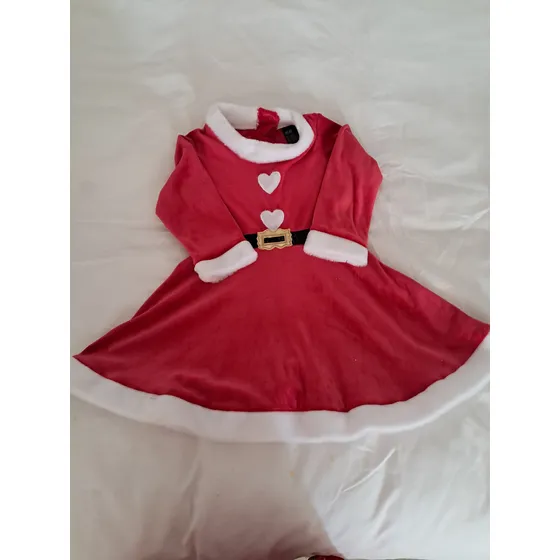 Vestido H& M Navidad Niña 53 Cms Largo