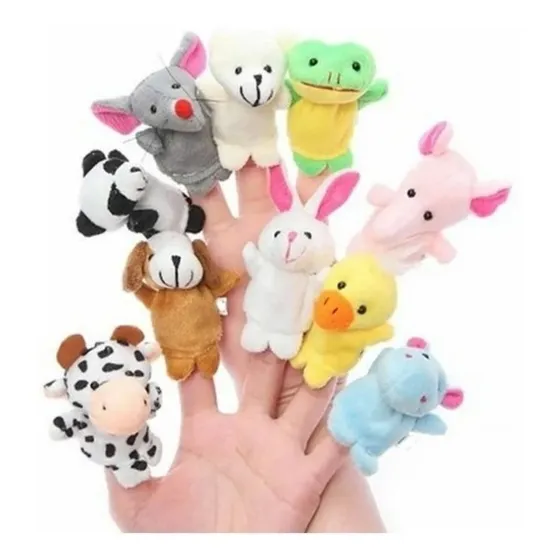 Titeres Dedo Animal Bebe X 10 Und Marionetas Dedos