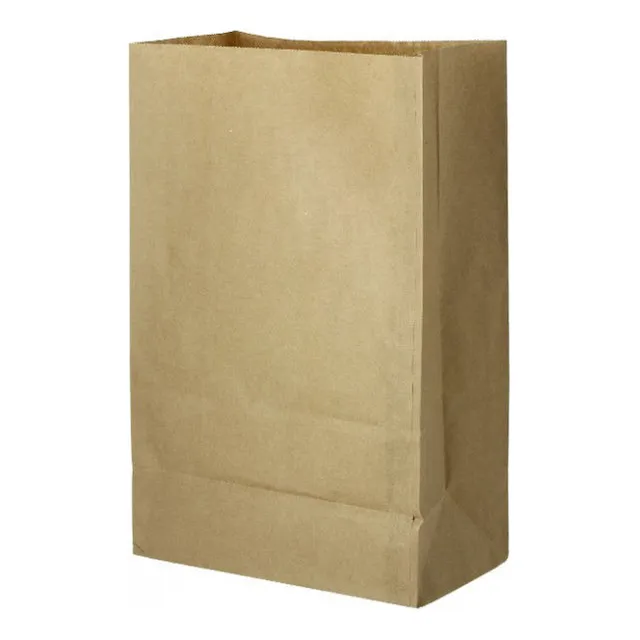 Bolsa De Papel Panadería Kraft Marron X30 - Goldin Papeleria