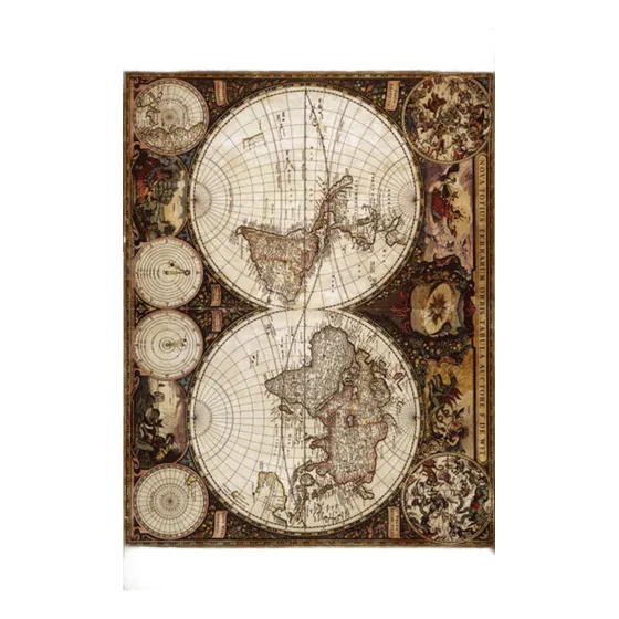 Lamina Decoupage Papel Seda La Tiendita Shabbychic Map 4