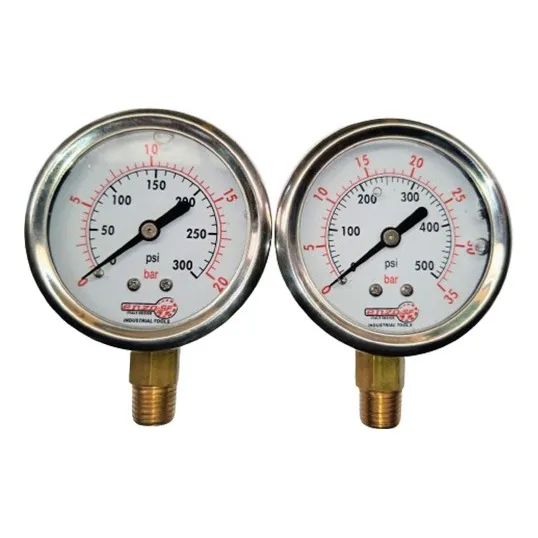 Manometro Con Glicerina Dial 21/2 0-60,0-100,0-160,0-200 Psi