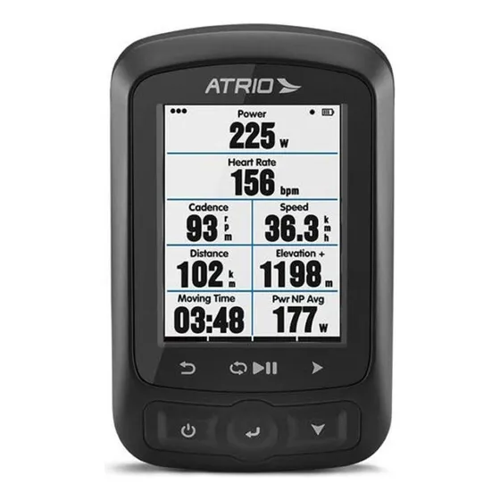 Gps Bike Atrio Titanium Bluetooth 2,2'' + Cinta Cardíaca
