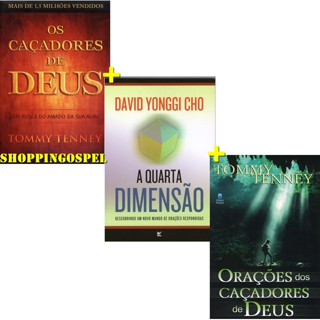 Kit 3 Livros A Quarta Dimensão + Os Caçadores De Deus E Mais Kit 3 Livros A Quarta Dimensão + Os Caçadores De Deus E Mais