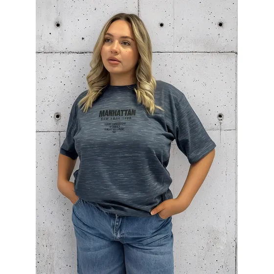 Remera Estampa Manhattan Dama T- Especial
