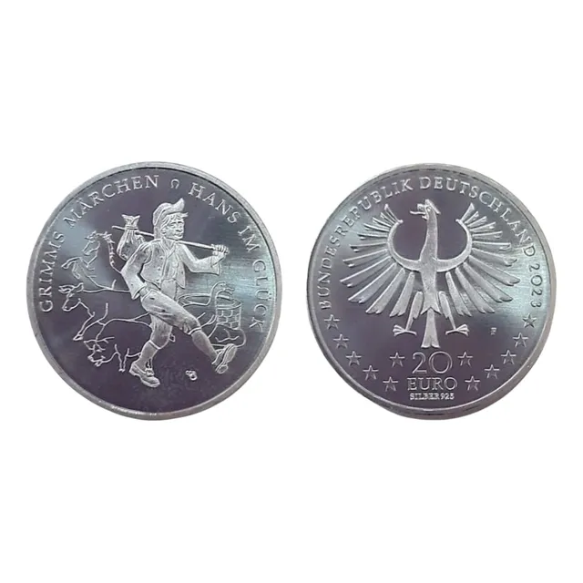 Moneda Euro Alemania 20 Euros 2023 Plata