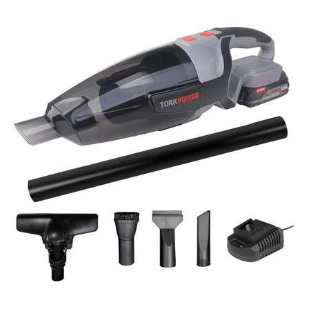 Aspirador De Pó Portátil Tork Profissional 0.6l Bateria 20v Cinza 127/220v