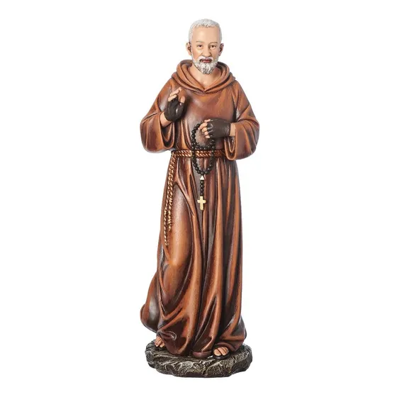 Escultura Padre Pio 15cm, Joseph's Studio