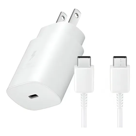Cargador Pared Samsung Tipo C A Tipo C 25w