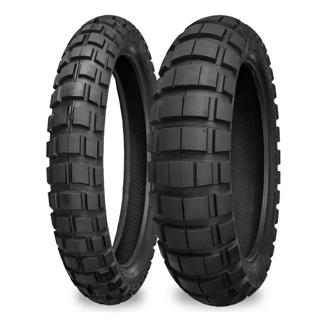 Llantas Shinko 90/90-21 Y 130/80-17 E805 Dr650 Klr650