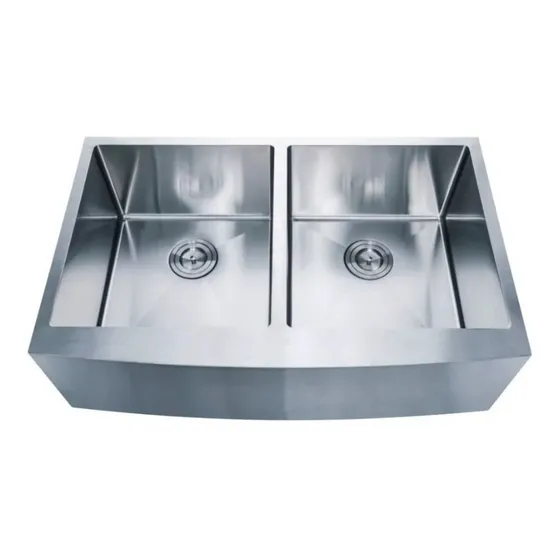 Fregadero Doble Tina Frinox Semi Empotrar Satinad 84 X 53 Cm
