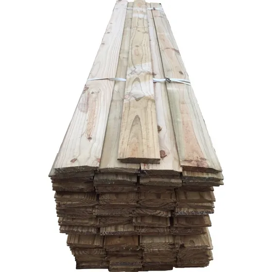 Tabla Frente Inglés De 1x6 Cca Tratado Pared Piso Madera